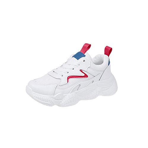 ZGYQGOO Zapatillas de Correr para Mujer Zapatillas de Deporte Harajuku en Aumento Plataforma de Altura amortiguadora Transpirable Wave Sports Walking ZGYQGOO Zapatillas de Correr para Mujer Zapatillas de Deporte Harajuku en Aumento Plataforma de Altura amortiguadora Transpirable Wave Sports Walking