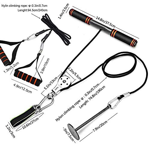 ZHANGNUO Fitness Arm Shockwave Trainer con Polea De Tríceps Ejercicio Levantamiento De Pesas Gimnasio En Casa Antebrazo Muñequera Accesorios Beige ZHANGNUO Fitness Arm Shockwave Trainer con Polea De Tríceps Ejercicio Levantamiento De Pesas Gimnasio En Casa Antebrazo Muñequera Accesorios Beige