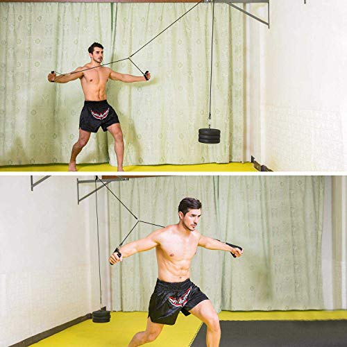 ZHANGNUO Fitness Arm Shockwave Trainer con Polea De Tríceps Ejercicio Levantamiento De Pesas Gimnasio En Casa Antebrazo Muñequera Accesorios Beige ZHANGNUO Fitness Arm Shockwave Trainer con Polea De Tríceps Ejercicio Levantamiento De Pesas Gimnasio En Casa Antebrazo Muñequera Accesorios Beige