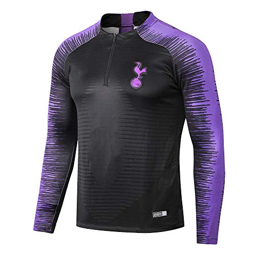 zhaojiexiaodian Traje de Entrenamiento de fútbol Tottenham Half Pull Club Deportivo para Adultos, Traje de Uniforme, S