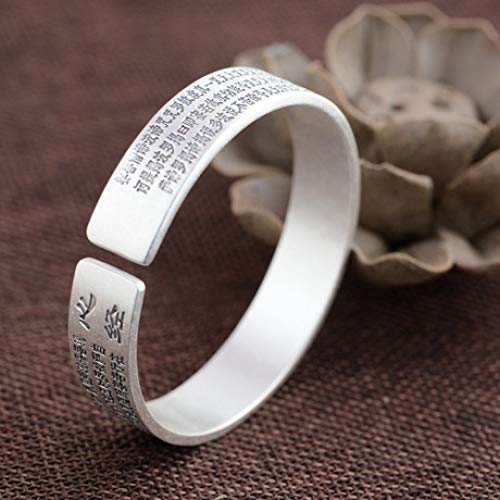 zhenfa Pulsera, Plata 990 Vintage corazón de Plata Mate sobre el Brazalete rem Open, el tife para Que Todo el Mundo lo Use, ele Caja de joyería gant, Cada Momento - Regalo Encantador zhenfa Pulsera, Plata 990 Vintage corazón de Plata Mate sobre el Brazalete rem Open, el tife para Que Todo el Mundo lo Use, ele Caja de joyería gant, Cada Momento - Regalo Encantador