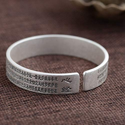 zhenfa Pulsera, Plata 990 Vintage corazón de Plata Mate sobre el Brazalete rem Open, el tife para Que Todo el Mundo lo Use, ele Caja de joyería gant, Cada Momento - Regalo Encantador zhenfa Pulsera, Plata 990 Vintage corazón de Plata Mate sobre el Brazalete rem Open, el tife para Que Todo el Mundo lo Use, ele Caja de joyería gant, Cada Momento - Regalo Encantador