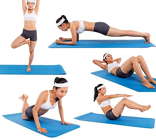 ZHENG Esterilla Yoga Colchonetas de Yoga 8 mm de espesos de alargamiento de Ancho de Deporte Alfombra de Yoga Manta de Fitness ZHENG Esterilla Yoga Colchonetas de Yoga 8 mm de espesos de alargamiento de Ancho de Deporte Alfombra de Yoga Manta de Fitness
