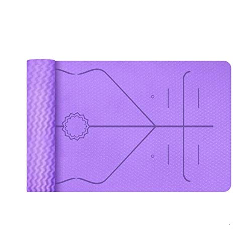 ZHENG Esterilla Yoga Colchonetas de Yoga Amplio Alargamiento Espesado Fitness Matero Principiante Yoga Manta Sin Resbalón Fitness Mat (Color : Purple, Talla : 6mm) ZHENG Esterilla Yoga Colchonetas de Yoga Amplio Alargamiento Espesado Fitness Matero Principiante Yoga Manta Sin Resbalón Fitness Mat (Color : Purple, Talla : 6mm)
