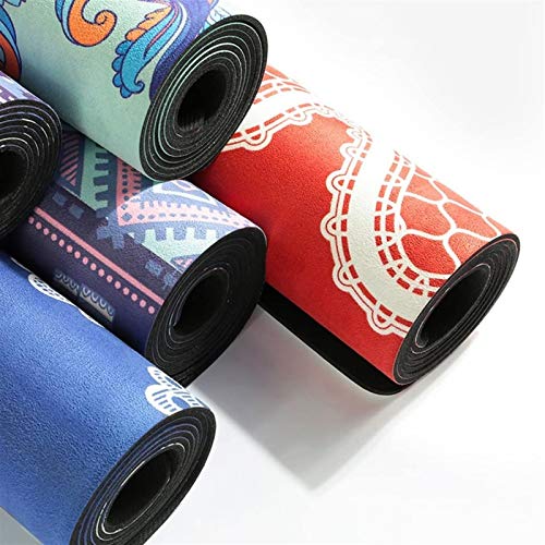 ZHENG Esterilla Yoga Colchonetas de Yoga Mat de Ejercicios portátil Mat de Fitness Que Amantes del Yoga