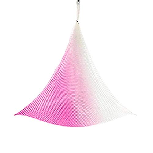 ZhengELE Hamaca de Yoga aérea de Gran altitud Hammock de Yoga Red Colgando Red Swing Neto Cuerda Colgando Red Cama Red de Yoga Hall (Color : Pink Gradient)