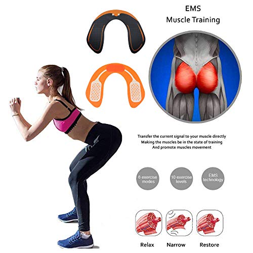 ZHENROG Electroestimulador Muscular Gluteos,EMS Gluteos Estimulador de Glúteos Herramientas Nalgas HipTrainer para la Cadera,Estimulador Muscular Ejercitar Gluteos USB Recargable, Hombre y Mujer ZHENROG Electroestimulador Muscular Gluteos,EMS Gluteos Estimulador de Glúteos Herramientas Nalgas HipTrainer para la Cadera,Estimulador Muscular Ejercitar Gluteos USB Recargable, Hombre y Mujer