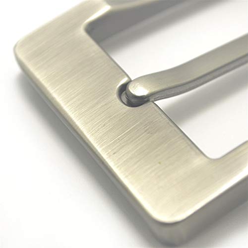 ZHHO Fin Barra De Bar Talón Único Pin Hebilla De Cinturón La Mitad De Las Correas De Cuero De Ajuste De La Correa De Metal 4cm Hombres De La Hebilla del Cinturón De 38mm (Color : Silver) ZHHO Fin Barra De Bar Talón Único Pin Hebilla De Cinturón La Mitad De Las Correas De Cuero De Ajuste De La Correa De Metal 4cm Hombres De La Hebilla del Cinturón De 38mm (Color : Silver)