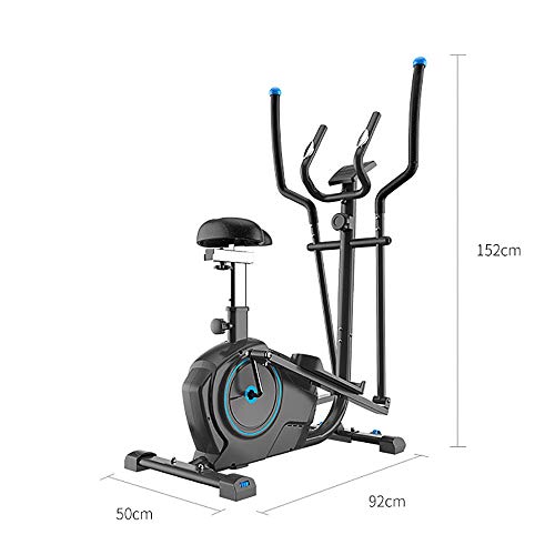 Zhicaikeji Fitness Bicicleta Elíptica 2-en-1 Suave Movimiento Muscular Bicicleta Estática Estables Elípticas Cruz Preparación Física Ejercicio Aumenta (Color : Black, Size : Free Size) Zhicaikeji Fitness Bicicleta Elíptica 2-en-1 Suave Movimiento Muscular Bicicleta Estática Estables Elípticas Cruz Preparación Física Ejercicio Aumenta (Color : Black, Size : Free Size)