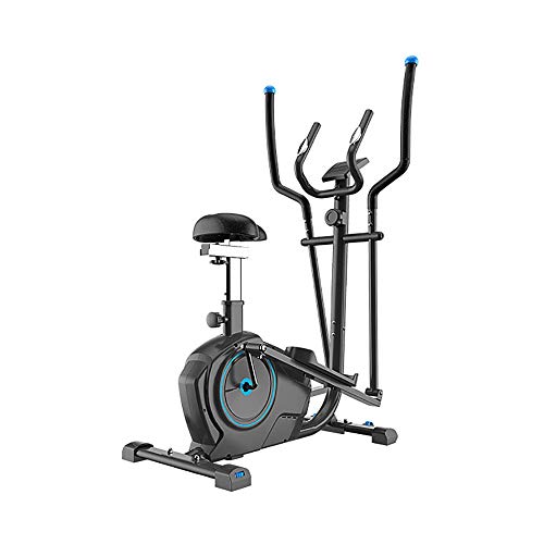 Zhicaikeji Fitness Bicicleta Elíptica 2-en-1 Suave Movimiento Muscular Bicicleta Estática Estables Elípticas Cruz Preparación Física Ejercicio Aumenta (Color : Black, Size : Free Size) Zhicaikeji Fitness Bicicleta Elíptica 2-en-1 Suave Movimiento Muscular Bicicleta Estática Estables Elípticas Cruz Preparación Física Ejercicio Aumenta (Color : Black, Size : Free Size)