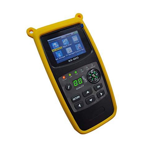 ZHITING-WS-6933 DVB-S2 FTA C&KU Band Digital Satellite Meter Finder con brújula