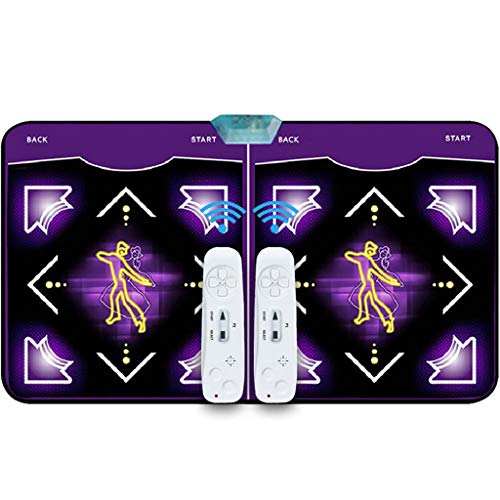 ZHJ Somatosensorial Yoga Aerobic Running Computer TV Dual Dance Mat Alfombras de Baile (Color : A)
