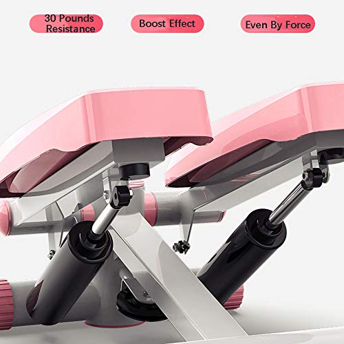 ZHLZH Minibicicleta Estática/Aparato De Entrenamiento Stepper con Resistencia Regulable Y Consola Inalámbrica – Stepper Up-Down para Principiantes Y Usuarios Avanzados, Pequeño Y Compacto,Pink ZHLZH Minibicicleta Estática/Aparato De Entrenamiento Stepper con Resistencia Regulable Y Consola Inalámbrica – Stepper Up-Down para Principiantes Y Usuarios Avanzados, Pequeño Y Compacto,Pink