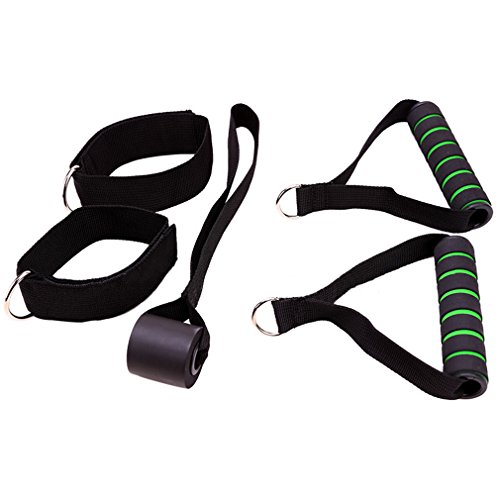 Zhongke Bandas de resistencia al ejercicio Set Yoga Strength Training Acondicionamiento Fitness Body Band, Tension Stretch Band, Elastic Workout Band para Yoga, Home Gym, Rehab entrenamiento de fuerza Zhongke Bandas de resistencia al ejercicio Set Yoga Strength Training Acondicionamiento Fitness Body Band, Tension Stretch Band, Elastic Workout Band para Yoga, Home Gym, Rehab entrenamiento de fuerza