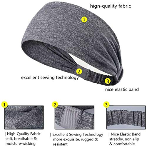 ZHOUZHOU 3 Piezas Diademas Deportiva Antideslizante Cintas de Pelo,elásticas Diadema Deportiva,Diadema Sudor para Mujeres y Hombres,Cinta Deportiva para Yoga,Running,Gimnasio,Tenis, Ciclismo ZHOUZHOU 3 Piezas Diademas Deportiva Antideslizante Cintas de Pelo,elásticas Diadema Deportiva,Diadema Sudor para Mujeres y Hombres,Cinta Deportiva para Yoga,Running,Gimnasio,Tenis, Ciclismo