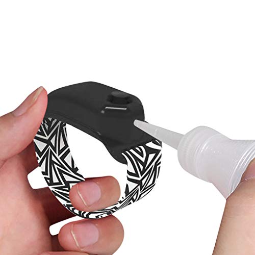 Zilosconcy 5PCS Portátil Jabón Pulsera Dispensador de Mano con 5 Botella Pico, Recargable de Gel de Lavado de líquido ，para Adultos y niños