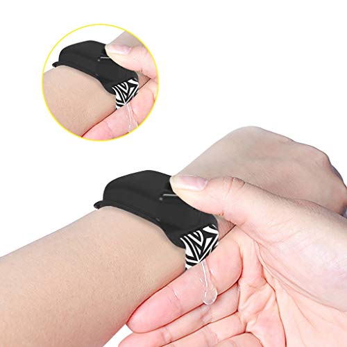 Zilosconcy 5PCS Portátil Jabón Pulsera Dispensador de Mano con 5 Botella Pico, Recargable de Gel de Lavado de líquido ，para Adultos y niños