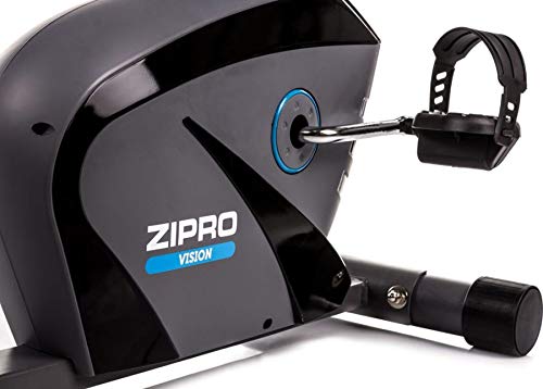 Zipro Unisex - Bicicleta de Fitness Horizontal magnética Vision, Color Negro, Talla única