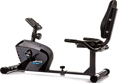 Zipro Unisex - Bicicleta de Fitness Horizontal magnética Vision, Color Negro, Talla única