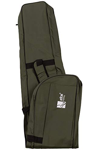 Zite Fishing - Funda para caƱas de pescar (150 cm, con compartimento para sombrilla y red de pescar, asas y correa para el hombro) Zite Fishing - Funda para caƱas de pescar (150 cm, con compartimento para sombrilla y red de pescar, asas y correa para el hombro)