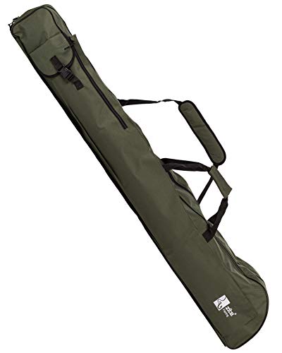 Zite Fishing - Funda para caƱas de pescar (150 cm, con compartimento para sombrilla y red de pescar, asas y correa para el hombro) Zite Fishing - Funda para caƱas de pescar (150 cm, con compartimento para sombrilla y red de pescar, asas y correa para el hombro)