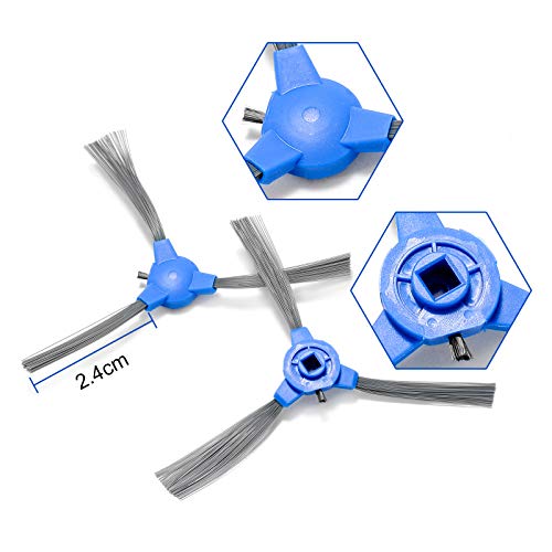 ZITFRI 20PCS Kit de Recambios para Cecotec Conga 1090 Robot Aspirador Repuestos de 6 Filtros HEPA 8 Cepillos Laterales 1 Cepillo Principal 4 Mopas de Fregona y Más, Accesorios Cecotec Conga Serie 1090 ZITFRI 20PCS Kit de Recambios para Cecotec Conga 1090 Robot Aspirador Repuestos de 6 Filtros HEPA 8 Cepillos Laterales 1 Cepillo Principal 4 Mopas de Fregona y Más, Accesorios Cecotec Conga Serie 1090