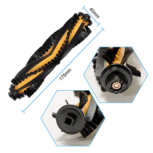 ZITFRI Kit Recambio para Cecotec Conga Excellence 990 Robot Aspiradora, 12 Pcs Set de Accesorios 3 Pares de Filtros Hepa, 8 Cepillos Laterales y 1 Cepillo Principal, Repuestos ZITFRI Kit Recambio para Cecotec Conga Excellence 990 Robot Aspiradora, 12 Pcs Set de Accesorios 3 Pares de Filtros Hepa, 8 Cepillos Laterales y 1 Cepillo Principal, Repuestos