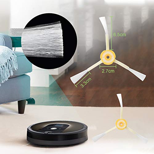 ZITFRI Kit Recambio Roomba Serie 800 Repuestos y Accesorios Filtro Cepillos Roomba Serie 800/900, 14 PCS Compatible con Aspiradora iRobot Roomba 800 805 850 860 866 870 880 885 890 895 900 960 965 980 ZITFRI Kit Recambio Roomba Serie 800 Repuestos y Accesorios Filtro Cepillos Roomba Serie 800/900, 14 PCS Compatible con Aspiradora iRobot Roomba 800 805 850 860 866 870 880 885 890 895 900 960 965 980