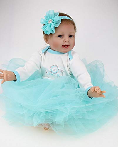 ZIYIUI 19 Pulgadas 47 Cm Muñecas Reborn Realista Vinilo de Silicona Suave Hecho a Mano Reborn Toddler Babies Reborn Baby Niña Juguetes ZIYIUI 19 Pulgadas 47 Cm Muñecas Reborn Realista Vinilo de Silicona Suave Hecho a Mano Reborn Toddler Babies Reborn Baby Niña Juguetes