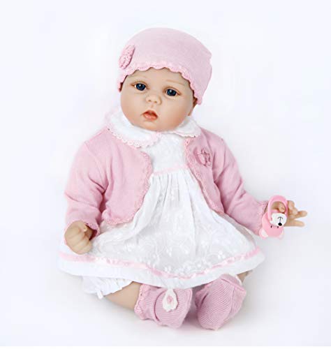 ZIYIUI Muñeca Realista Renacentista Muñeca Reborn Niña 22 Pulgadas 55 cm Realista Bebé Reborn Doll Silicona Suave Muñeca de Vinilo Bebé Ojos Azules ZIYIUI Muñeca Realista Renacentista Muñeca Reborn Niña 22 Pulgadas 55 cm Realista Bebé Reborn Doll Silicona Suave Muñeca de Vinilo Bebé Ojos Azules