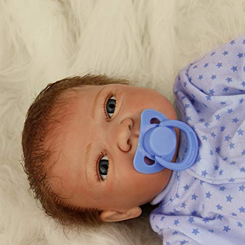 ZIYIUI Reborn Muñecas Bebé Suave Vinilo de Silicona 20 Pulgadas 50 cm Bebe Reborn niño Lifelike Realista Regalo de Juguete Muñecos Bebé ZIYIUI Reborn Muñecas Bebé Suave Vinilo de Silicona 20 Pulgadas 50 cm Bebe Reborn niño Lifelike Realista Regalo de Juguete Muñecos Bebé