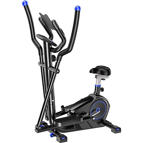 ZIZISHUANG 2-en-1 elíptica de la Bicicleta estática-Fitness Cardio Pérdida de Peso de la máquina Entrenamiento con Asiento + Sensores del Pulso del corazón, pequeño, Robusto, Compacto ZI916 ZIZISHUANG 2-en-1 elíptica de la Bicicleta estática-Fitness Cardio Pérdida de Peso de la máquina Entrenamiento con Asiento + Sensores del Pulso del corazón, pequeño, Robusto, Compacto ZI916