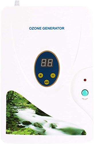ZJchao Ozonizador doméstico Digital generador de ozono ionizador purificador de Aire