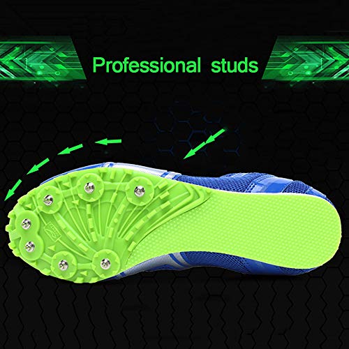 ZLYZS Zapatos De Atletismo, Sprint Spikes Running Spikes Zapatos Unisex Junior De Salto De Longitud Competencia Juvenil Dedicada,Rojo,EU44 ZLYZS Zapatos De Atletismo, Sprint Spikes Running Spikes Zapatos Unisex Junior De Salto De Longitud Competencia Juvenil Dedicada,Rojo,EU44