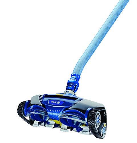 Zodiac Limpiafondos Hidráulico para Piscina MX9, Fondo y Paredes, Aspiración Mecánica, Turbina de Aspiración para Piscinas de 12 x 6 metros máximo Zodiac Limpiafondos Hidráulico para Piscina MX9, Fondo y Paredes, Aspiración Mecánica, Turbina de Aspiración para Piscinas de 12 x 6 metros máximo