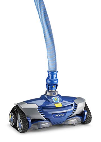Zodiac Limpiafondos Hidráulico para Piscina MX9, Fondo y Paredes, Aspiración Mecánica, Turbina de Aspiración para Piscinas de 12 x 6 metros máximo Zodiac Limpiafondos Hidráulico para Piscina MX9, Fondo y Paredes, Aspiración Mecánica, Turbina de Aspiración para Piscinas de 12 x 6 metros máximo