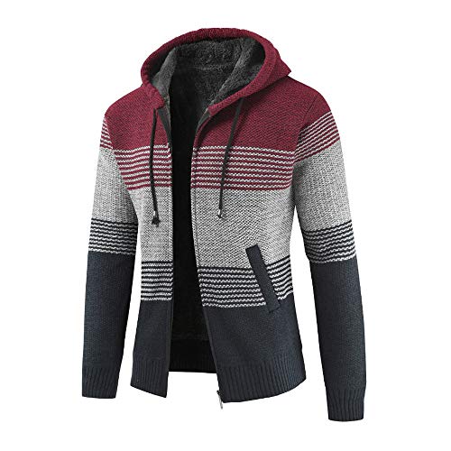 ZODOF Sudadera con Capucha Hombres de Manga Larga Capucha De Tendencia Hoodie Tops Chaqueta Abrigo Ropa