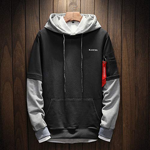 ZODOF Unisex Sudaderas con Capucha Impreso Moda Gorra Y Manga Larga Guardia Sencillo Letras Impreso Tallas Grandes Chaqueta Abrigos Pullover,Gris Oscuro ZODOF Unisex Sudaderas con Capucha Impreso Moda Gorra Y Manga Larga Guardia Sencillo Letras Impreso Tallas Grandes Chaqueta Abrigos Pullover,Gris Oscuro