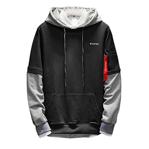 ZODOF Unisex Sudaderas con Capucha Impreso Moda Gorra Y Manga Larga Guardia Sencillo Letras Impreso Tallas Grandes Chaqueta Abrigos Pullover,Gris Oscuro ZODOF Unisex Sudaderas con Capucha Impreso Moda Gorra Y Manga Larga Guardia Sencillo Letras Impreso Tallas Grandes Chaqueta Abrigos Pullover,Gris Oscuro