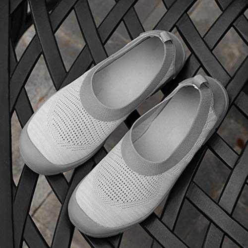 ZODOF Zapatillas de Deporte de Mujer Zapatos para Caminar Moda Casual Flexible Antideslizante Calcetines Zapatos/Casual Zapatillas de Deporte/Zapatillas Baloncesto(Gris) ZODOF Zapatillas de Deporte de Mujer Zapatos para Caminar Moda Casual Flexible Antideslizante Calcetines Zapatos/Casual Zapatillas de Deporte/Zapatillas Baloncesto(Gris)