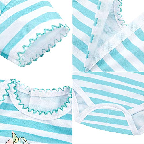 ZOEON Ropa de Muñecas para New Born Baby Doll, Mameluco para 43cm Muñecas, Conjunto de 2