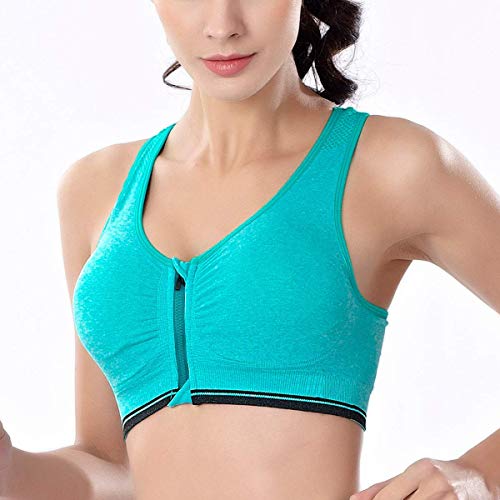 ZOEREA Sujetador Cierre Delantero Deportivo para Mujer Gimnasio Ropa con Almohadillas Extraíbles para Correr Sin Costuras Yoga Fitness 3 Piezas ZOEREA Sujetador Cierre Delantero Deportivo para Mujer Gimnasio Ropa con Almohadillas Extraíbles para Correr Sin Costuras Yoga Fitness 3 Piezas