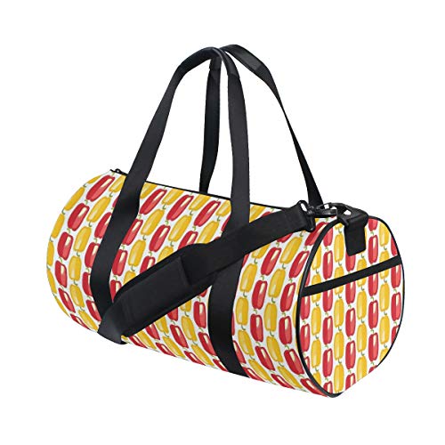 ZOMOY Bolsa de Deporte,Patrón de Vegetales búlgaros en diseño de Granja de Agricultura de Estilo Doodle,Nuevo de Cubo de impresión Bolsas de Ejercicios Bolsa de Viaje Equipaje Bolsa de Lona ZOMOY Bolsa de Deporte,Patrón de Vegetales búlgaros en diseño de Granja de Agricultura de Estilo Doodle,Nuevo de Cubo de impresión Bolsas de Ejercicios Bolsa de Viaje Equipaje Bolsa de Lona
