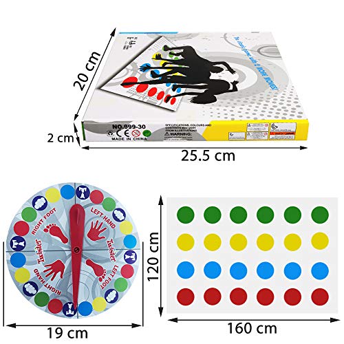 ZoneYan Juegos Suelo,Juego de Piso Familiar Tapete de Juego, Juegos de Mesa, Divertidos Juegos de Habilidad para niños y Adultos ZoneYan Juegos Suelo,Juego de Piso Familiar Tapete de Juego, Juegos de Mesa, Divertidos Juegos de Habilidad para niños y Adultos