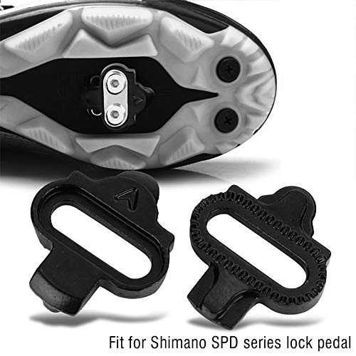 Zoomarlous Pedales de clic para bicicleta, con ganchos para zapatos de bicicleta, para spinning, ciclismo interior y bicicleta de montaña, juego de ganchos para Shimano SPD