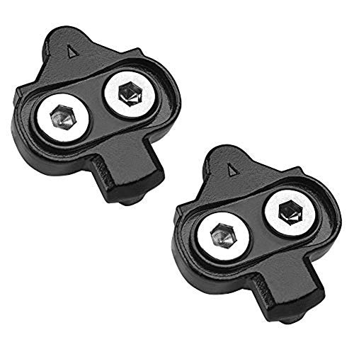 Zoomarlous Pedales de clic para bicicleta, con ganchos para zapatos de bicicleta, para spinning, ciclismo interior y bicicleta de montaña, juego de ganchos para Shimano SPD