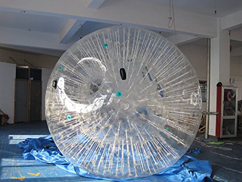 Zorb Ball Zorbing bola hámster humano Hydro Zorb parachoques bola inflable PVC 1.0mm (3.0*2.2m)