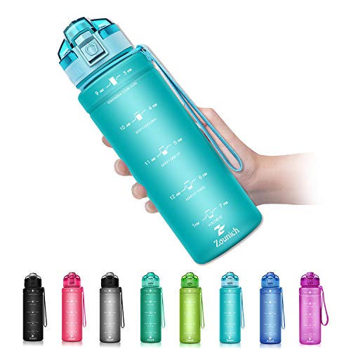 ZOUNICH Botella Agua Deporte, Botella Agua Niños sin BPA Reutilizable Plástico Tritan - 500 ml / 700 ml / 1 l / 1.2 l, Cantimploras para Te con Filtro, para Infantil, Gimnasio, Bicicleta ZOUNICH Botella Agua Deporte, Botella Agua Niños sin BPA Reutilizable Plástico Tritan - 500 ml / 700 ml / 1 l / 1.2 l, Cantimploras para Te con Filtro, para Infantil, Gimnasio, Bicicleta