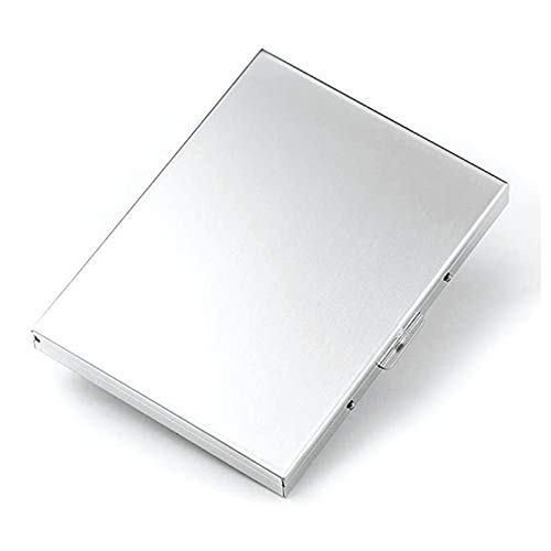 zpzp Estuche para Cigarrillos de Acero Inoxidable Metal Multifuncional Impermeable a Prueba de Humedad portátil Resistente a la extrusión Puede Contener 10 Cigarrillos zpzp Estuche para Cigarrillos de Acero Inoxidable Metal Multifuncional Impermeable a Prueba de Humedad portátil Resistente a la extrusión Puede Contener 10 Cigarrillos