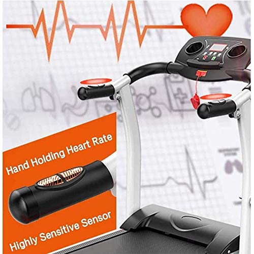 ZRXRY Caminar Trotar Ejercicio físico Rueda de Andar Cardio Funcionamiento eléctrico Cinta Correr de la máquina para Ancianos Mayores W/manijas extralargas Plegable Mudo Máquina de Caminar